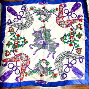 Multicolor Silk Scarf